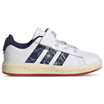 Footwear White/Dark Blue/Warm Vanilla