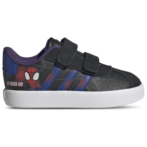 Boys adidas x Marvel Spider-Man VL Court 3.0 - Boys' Toddler Shoes Team Royal Blue/Core Black/Violet Size 06.0