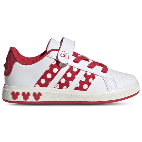  - adidas x Disney Minnie Mouse Grand Court Elastic Lace - Pure Ruby/Off White Footwear