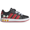 adidas x Disney Mickey Mouse Grand Court Elastic Lace - Adidas Crew Yellow/Pure Ruby Core Black