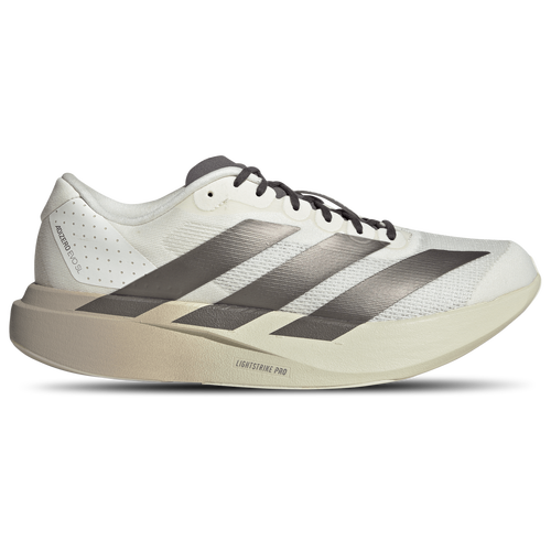 MENS - adidas Adizero Evo SL - Off White/Aurora Coffee Met Matte Silver