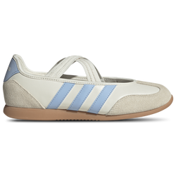 Women's - adidas Barreda Mary Jane - Off White/Glow Blue/Gum