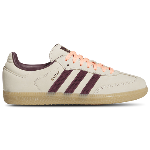 WOMENS - adidas Originals Samba OG - Wonder White/Maroon Frozen Turbo