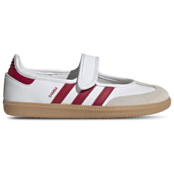 Girls' Grade School - adidas Originals Samba Jane - Gum/Team Victory Red/Footwear White