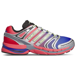 Men's - adidas Adistar Control 5 - Silver Metallic/Lucid Blue/Frozen Lemon