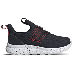 Boys' Grade School - adidas Lite Racer Adapt 7.0 Elastic Lace Wide - Core Black/Footwear White/Better Scarlet