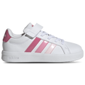 adidas Grand Court 2.0 Elastic Laced - Adidas Footwear White/Pink Fusion Bliss