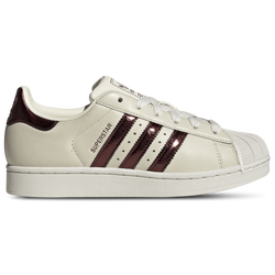 Women's - adidas Originals Superstar II - Maroon/Off White/Gold Met