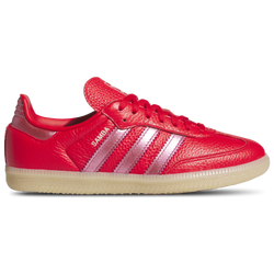 Girls' Grade School - adidas Originals Samba OG - Off White/Collegiate Red