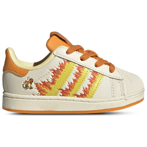 Adidas Originals Kids' Originals Superstar In White/yellow