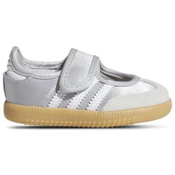 Girls' Toddler - adidas Originals Samba Jane - Silver/Silver