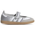 adidas Samba Jane Satin - Adidas Silver Metallic/Footwear White Gum