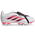 adidas Predator Club Fold-Over Tongue Firm/Multi Ground - Boys' Grade School Footwear White/Solar Turbo/Core Black