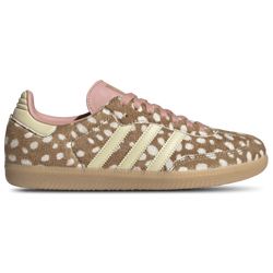 Women's - adidas Originals Samba - Brown Desert/Warm Vanilla/Wonder Mauve