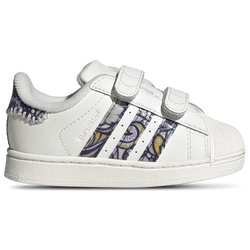 Boys' Toddler - adidas Originals x Liberty London Superstar II - Gum/Core White/Orchid Fusion