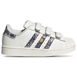 Boys' Preschool - adidas Originals x Liberty London Superstar II - Core White/Orchid Fusion/Gum