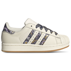 Boys' Grade School - adidas Originals x Liberty London Superstar II - Core White/Orchid Fusion/Gum