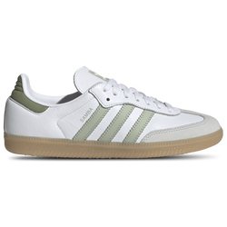 Women's - adidas Originals Samba - Halo Green/Tent Green/Footwear White
