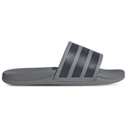 Men's - adidas adilette Comfort 2.0 Slides - Grey/Grey/Carbon