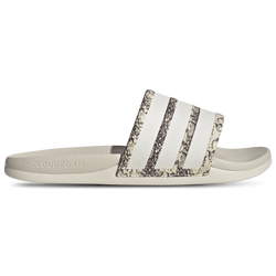 Men's - adidas adilette Comfort 2.0 Slides - Chalk White/Chalk White/Chalk White