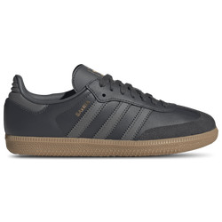 Boys' Grade School - adidas Originals Samba - Grey/Grey Four/Gum
