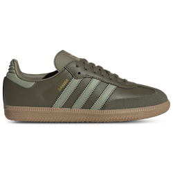 Boys' Grade School - adidas Originals Samba - Tent Green/Gum/Olive Strata