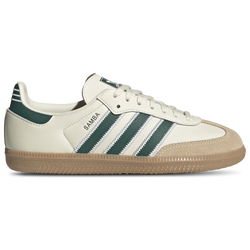 Boys' Grade School - adidas Originals Samba - Cream White/Collegiate Green/Gum