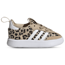 Boys' Toddler - adidas Originals Samba Quickon - Magic Beige/Footwear White/Coere Black