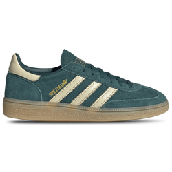 Women's - adidas Originals Handball Spezial - Rich Green/Warm Vanilla/Gold Met