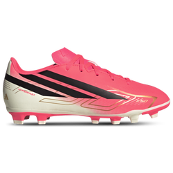 Boys' Grade School - adidas F50 Hyperfast Club FG/MG - Solar Turbo/Core Black/Gold Metallic
