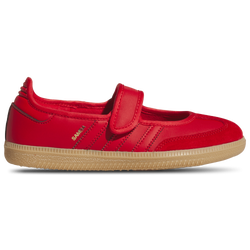 Girls' Grade School - adidas Originals Samba Jane - Red/Gold