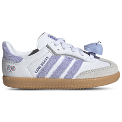 Girls' Toddler - adidas Originals Samba - Light Purple/Footwear White/Blue Dawn