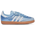 adidas Originals Samba - Girls' Preschool Footwear White/Metallic Blue