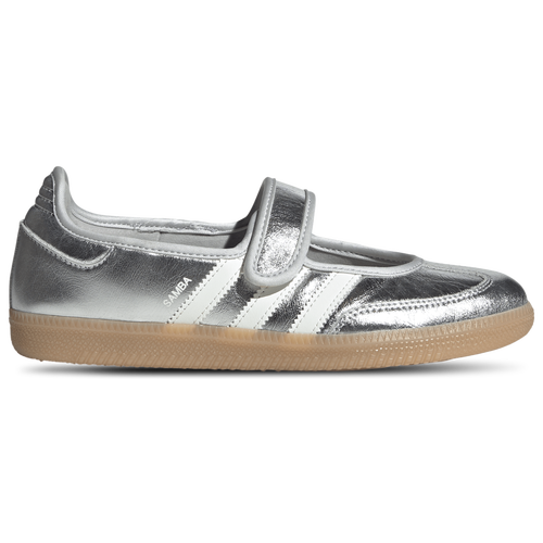 WOMENS - adidas Originals Samba Jane - Silver Metallic/Off White Gum