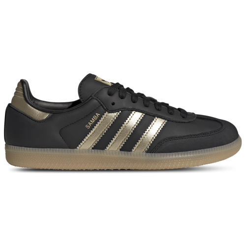 WOMENS - adidas Originals Samba OG - Core Black/Thermal Chrome Gum