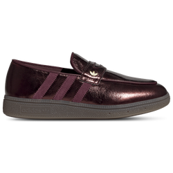 Women's - adidas Originals Handball Spezial Loafers - Maroon/Gold Met/Maroon