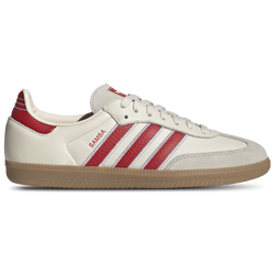 Men's - adidas Samba OG - Off White/Better Scarlet/Gum