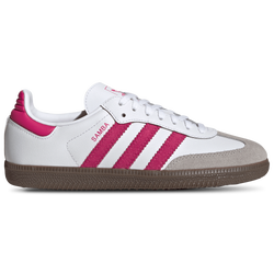 Girls' Grade School - adidas Originals Samba - Real Magenta/Ftwr White/Gum