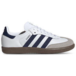 Boys' Grade School - adidas Originals Samba - Gum/Ftwr White/Night Indigo