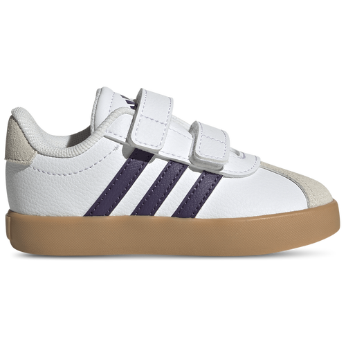 BOYS - adidas VL Court 3.0 - Violet/Gum Three Footwear White
