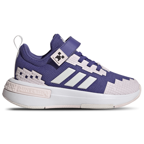  - adidas x Minecraft Pro Elastic Lace - Crystal White/Purple Distilled Pink