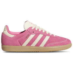 Girls' Grade School - adidas Originals Samba OG - Warm Vanilla/Pink Fusion/Gum