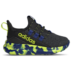 Boys' Toddler - adidas Lite Racer Adapt 8.0 Elastic Lace - Core Black/Solar Slime/Mystery Ink