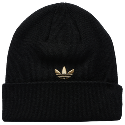 Men's - adidas Originals Off Set 3-Stripe Beanie - Black/Gold
