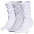 adidas Originals Scrunch Socks 3 Pack - Adidas White/Clear Grey Onix