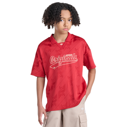Boys adidas SOCCER JERSEY - Boys' Grade School Red/White Size XL