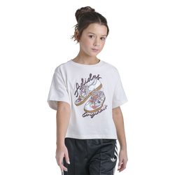 Girls' Grade School - adidas CHARM SAMBA TEE - White/Silver