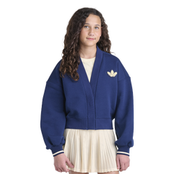 Girls' Grade School - adidas CARDIGAN - Navy/White