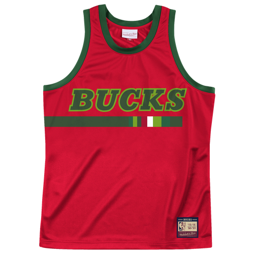 

Mitchell & Ness Mens Mitchell & Ness NBA Heritage Tank - Mens Red/Green Size M