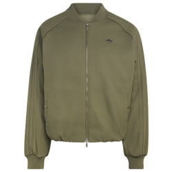 Men's - adidas Originals Superstar Canvas Jacket - Olive Strata